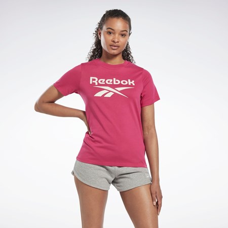 Reebok Reebok Identity T-Shirt Różowe | XDFL-38459