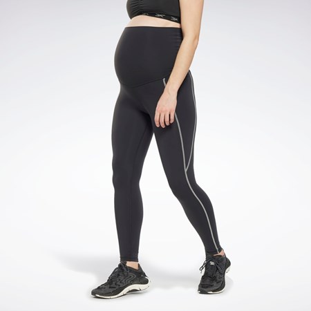 Reebok Reebok Lux 2.0 Maternity Leggings Czarne | VJNS-67345