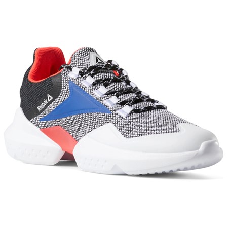 Reebok Reebok Split Fuel Shoes Białe Czarne Czerwone | XKBR-71803