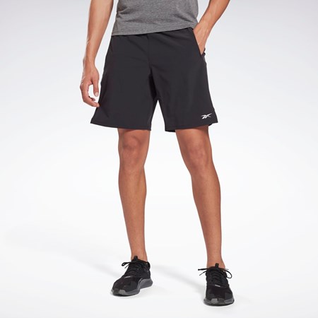 Reebok Speed Shorts Czarne | KSNF-05324