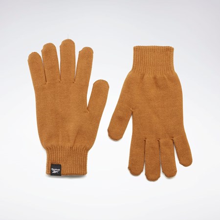 Reebok Sports Essentials Logo Gloves Sepia | FVWO-83542