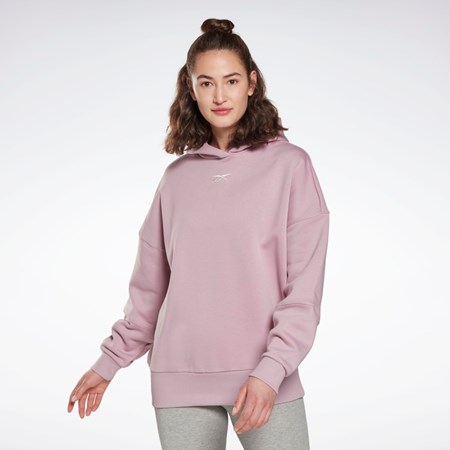 Reebok Studio Recycled Oversize Hoodie Infused Lilac | GOEF-13596