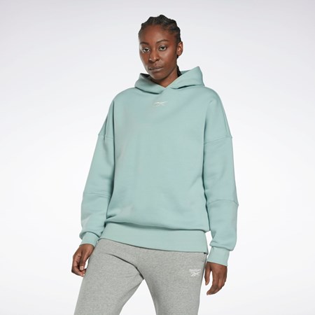 Reebok Studio Recycled Oversize Hoodie Szare | OTDB-03619