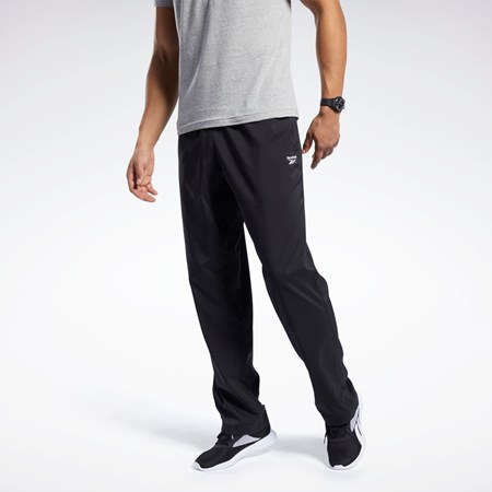 Reebok Treningowe Essentials Woven Unlined Pants Czarne | YUDF-53260