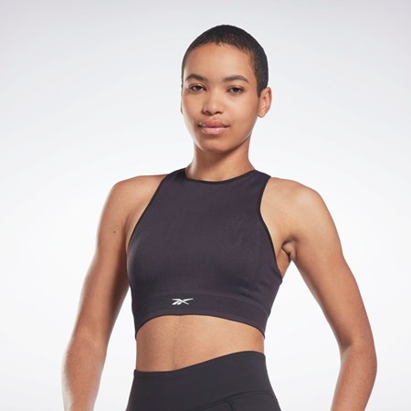 Reebok United By Fitness Myoknit Seamless Top Czarne | WOKZ-76280