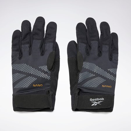 Reebok United by Fitness Treningowe Gloves Czarne | BMJX-81359