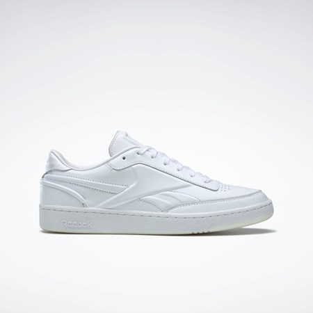 Reebok Victoria Beckham Club C Shoes Białe Białe Czarne | MSZG-05987