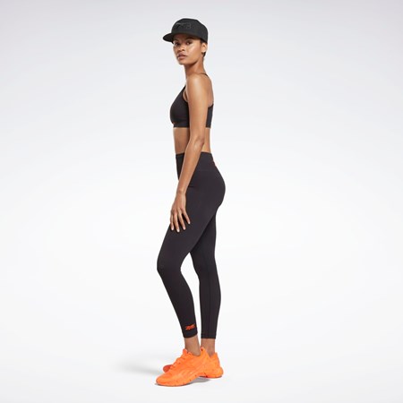 Reebok Victoria Beckham Seamless Leggings Czarne | MQJH-76208