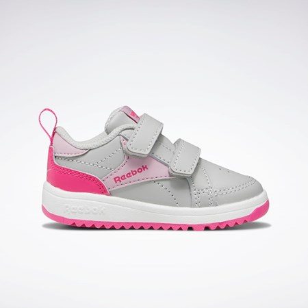 Reebok Weebok Clasp Low Shoes - Toddler Szare Różowe | YLAC-94621