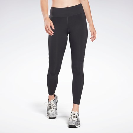 Reebok Workout Ready Mesh Leggings Czarne | NXBD-05842