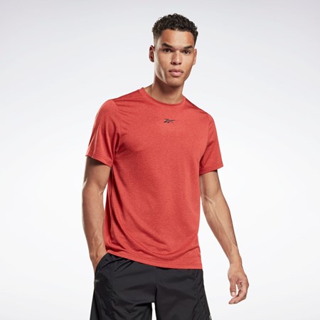 Reebok Workout Ready Mélange T-Shirt Rhodonite | FIUY-03918