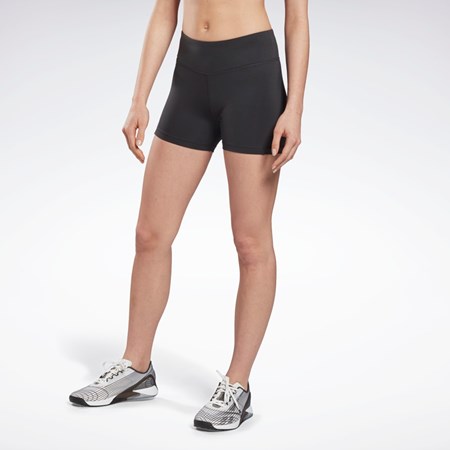 Reebok Workout Ready Pant Program Shorts Czarne | ESQY-14928