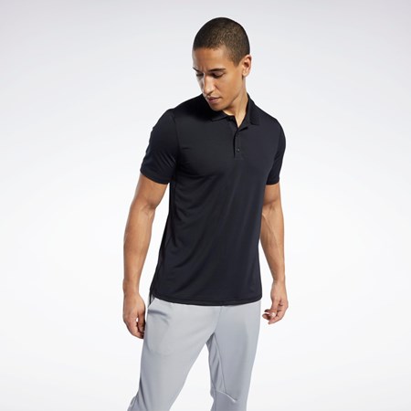 Reebok Workout Ready Polo Shirt Czarne | RDHI-37684