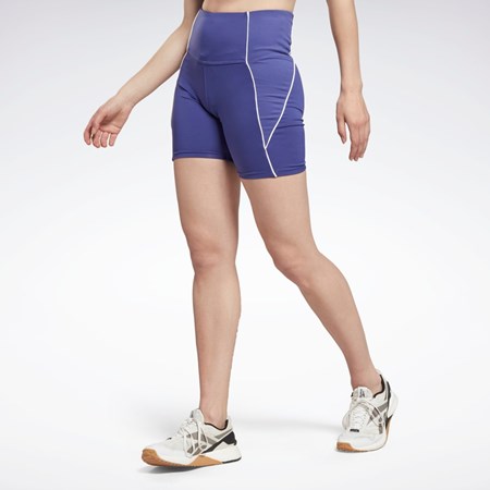 Reebok Workout Ready Poly Shorts Fioletowe | IFEP-48197