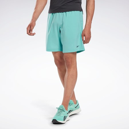 Reebok Workout Ready Shorts Semi Classic Teal | KRAW-62574