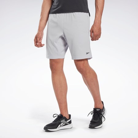 Reebok Workout Ready Shorts Szare | BRZX-64035