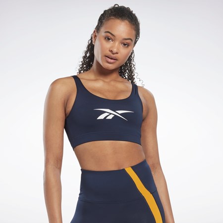 Reebok Workout Ready Sports Bra Granatowe | CNSV-24310