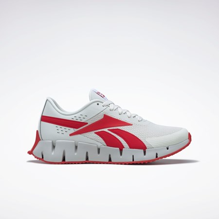 Reebok Zig Dynamica 2 Shoes Szare Czerwone Szare | HIMR-73160