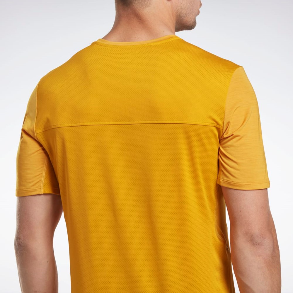 Reebok ACTIVCHILL Athlete T-Shirt Bright Ochre | TDVR-39017