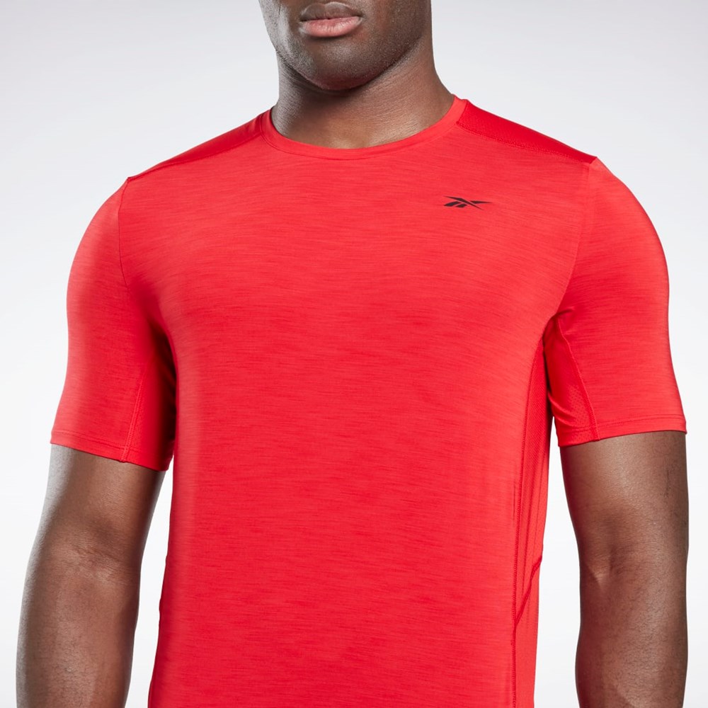 Reebok ACTIVCHILL Athlete T-Shirt Czerwone | XIWB-29174