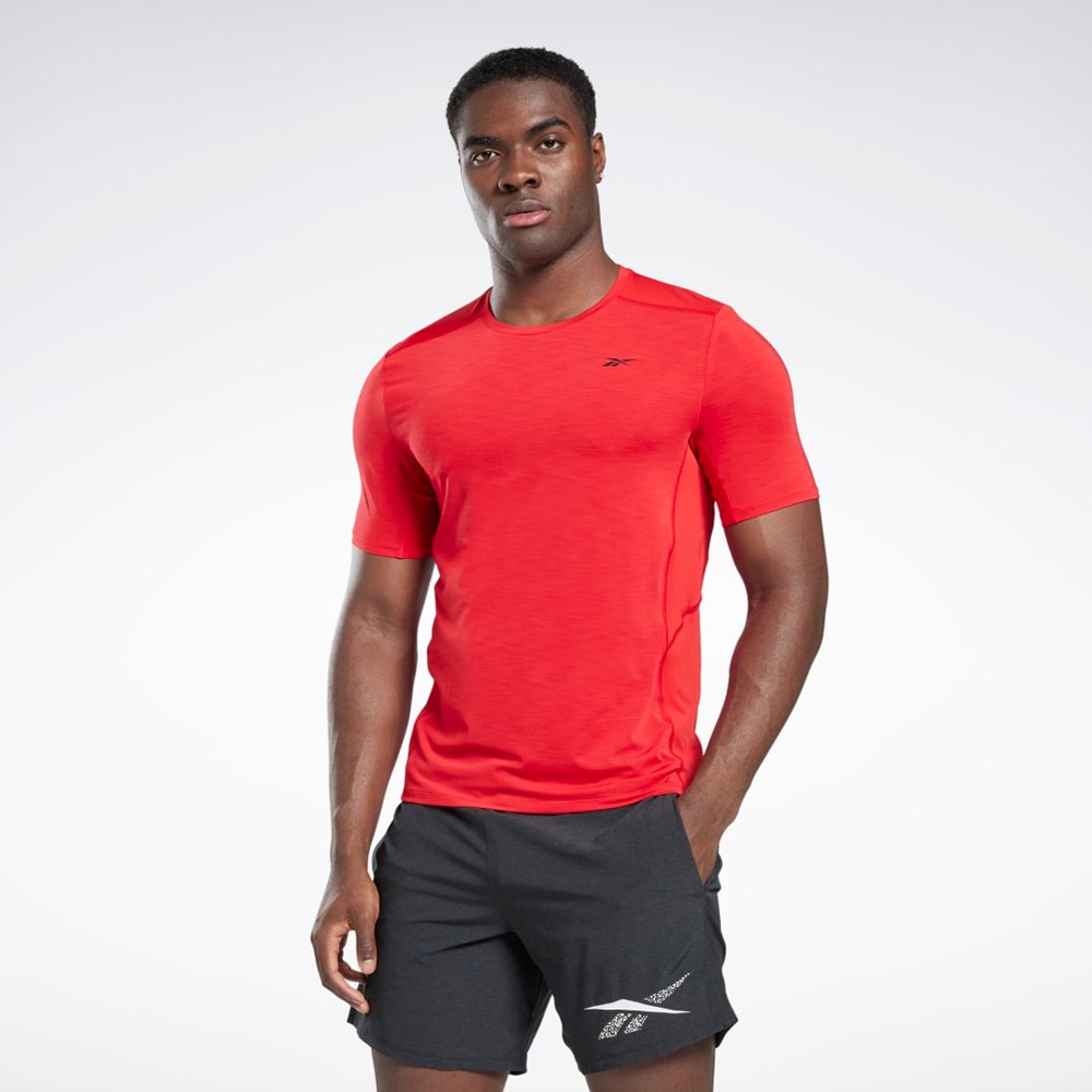 Reebok ACTIVCHILL Athlete T-Shirt Czerwone | XIWB-29174