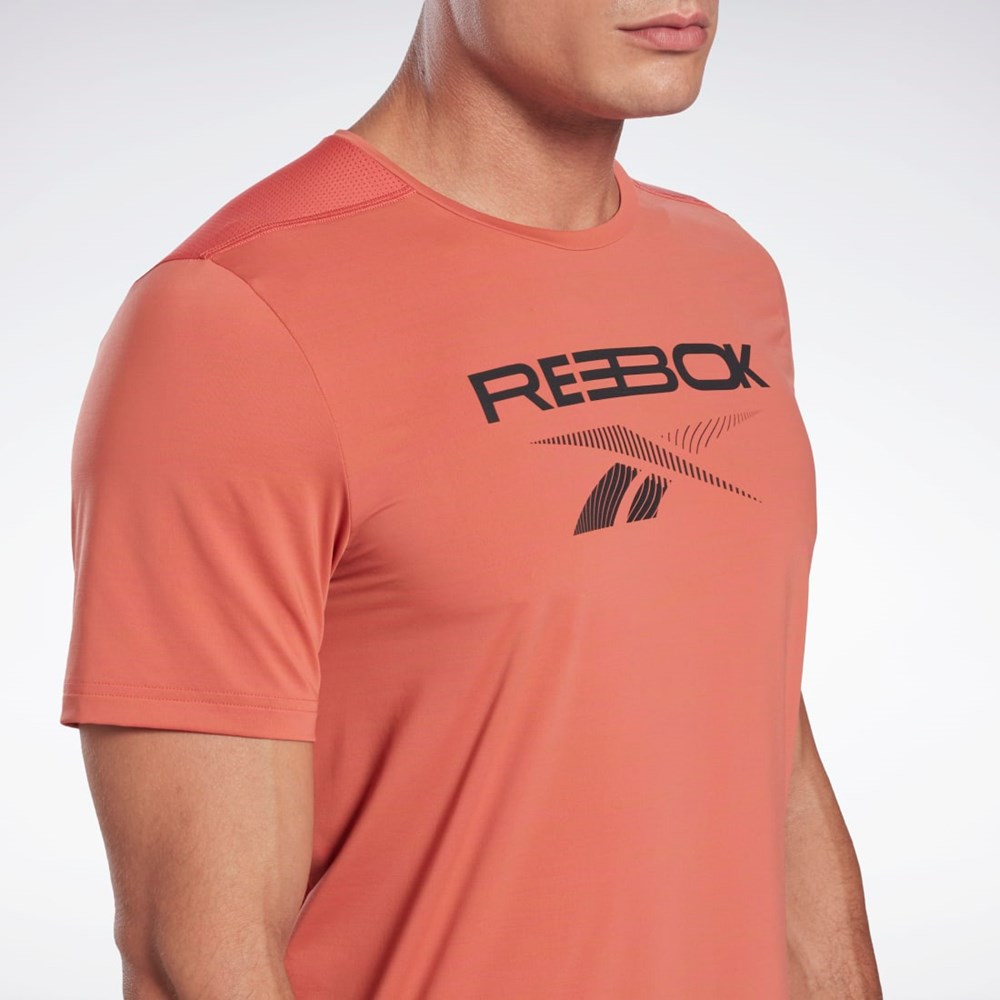 Reebok ACTIVCHILL Grafiką Move T-Shirt Rhodonite | RMUB-28617