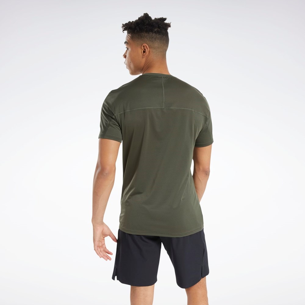 Reebok ACTIVCHILL Move Tee Zielone | MQBH-84951