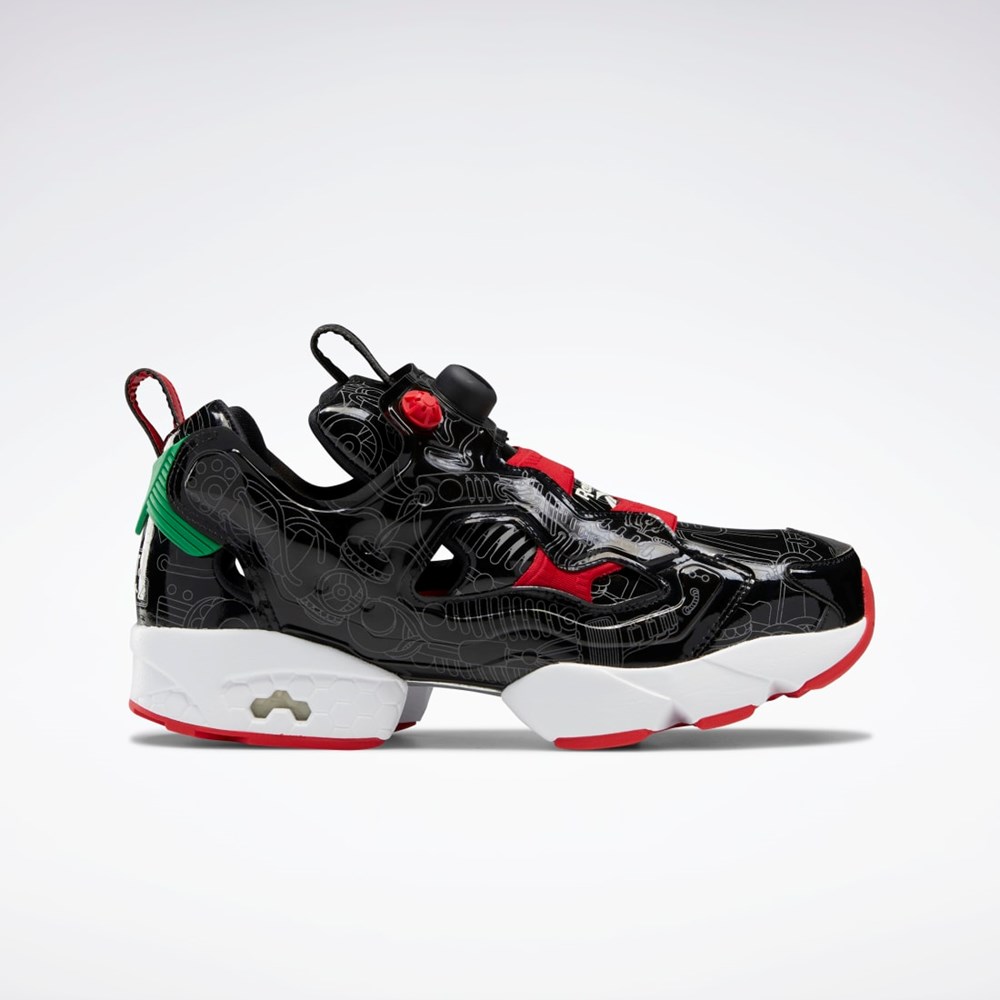 Reebok BAIT X Astro Boy Instapump Fury Czarne Białe Zielone | LDFS-68415