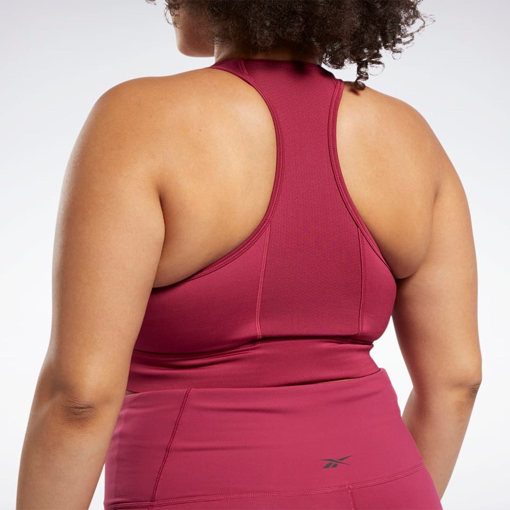 Reebok Biegania Essentials Sports Bra (Plus Size) Punch Berry | HAZG-81906