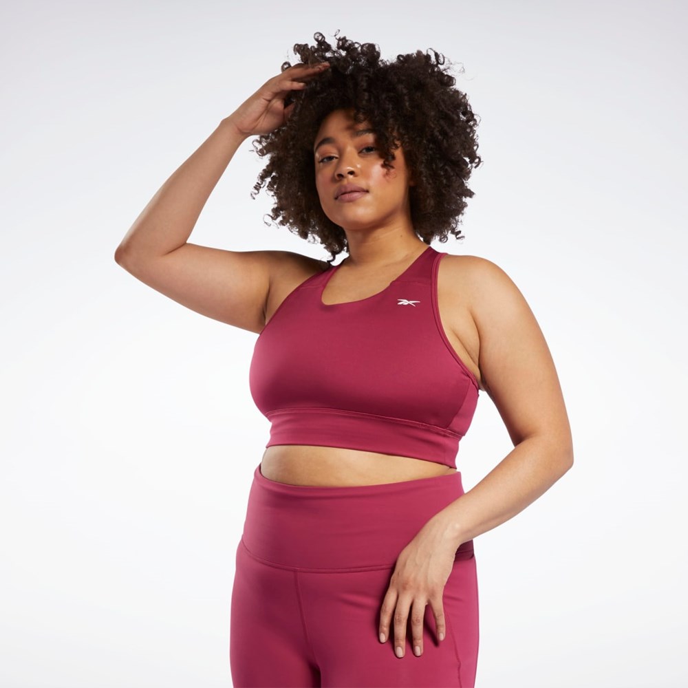 Reebok Biegania Essentials Sports Bra (Plus Size) Punch Berry | HAZG-81906