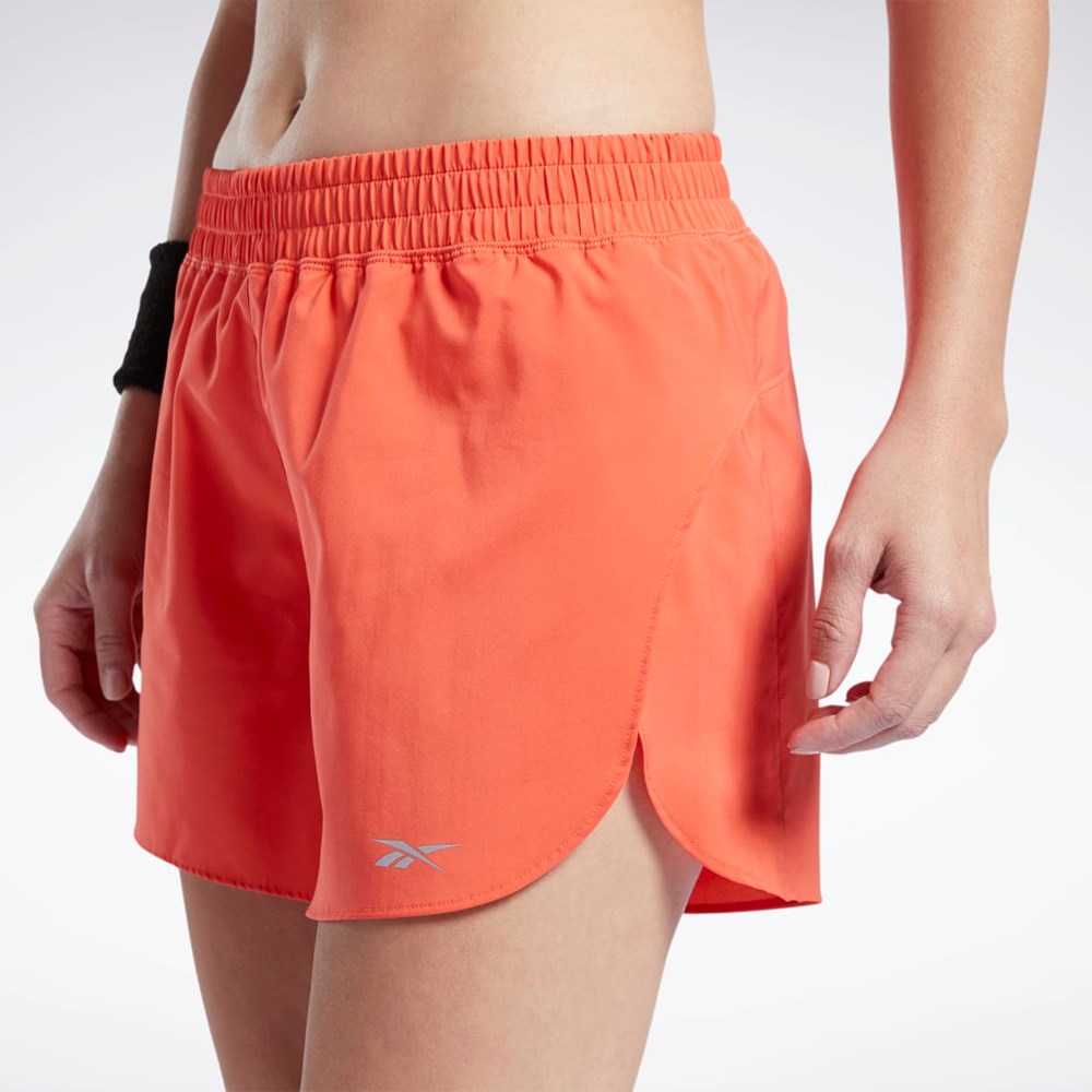 Reebok Biegania Shorts Czerwone | SCHD-12708