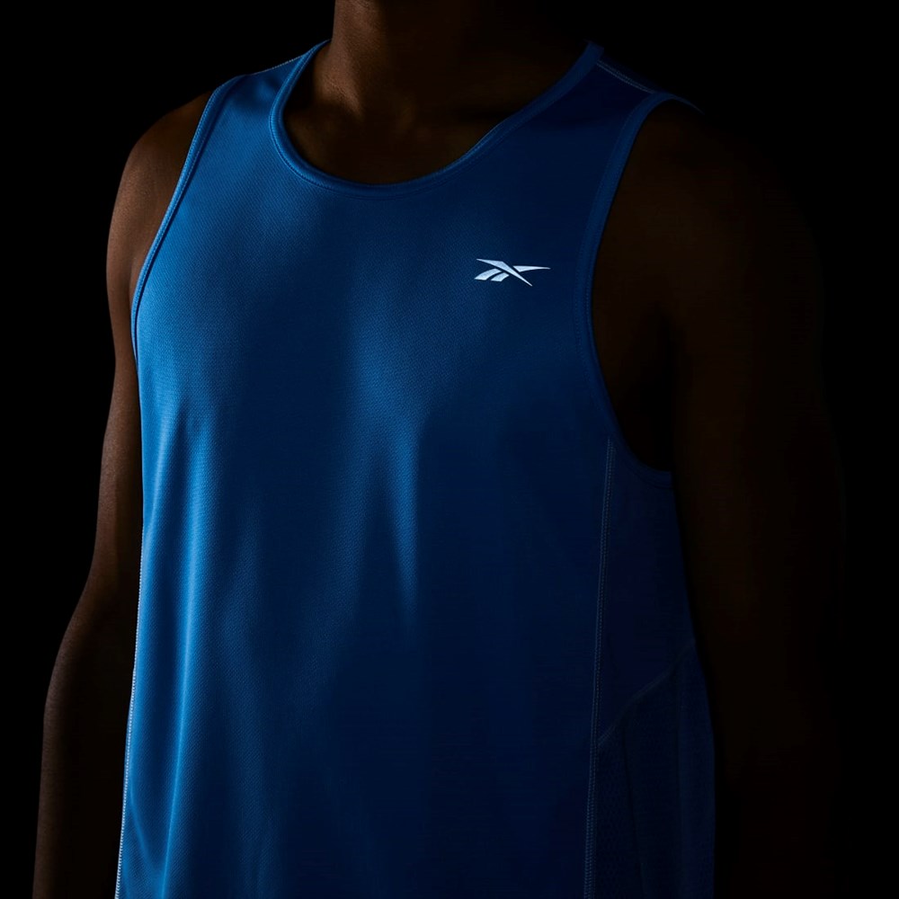 Reebok Biegania Speedwick Singlet Niebieskie | ENGY-92361