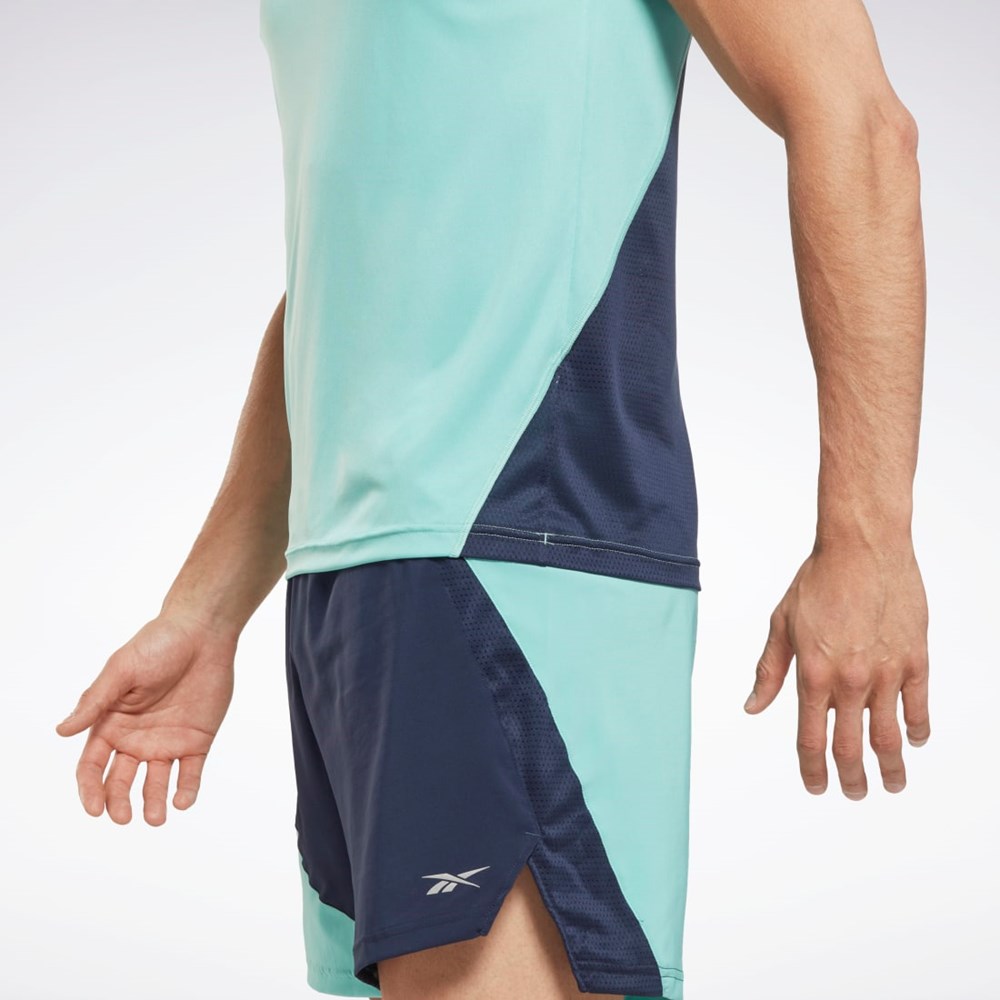 Reebok Biegania Speedwick Singlet Semi Classic Teal | XKDB-94782