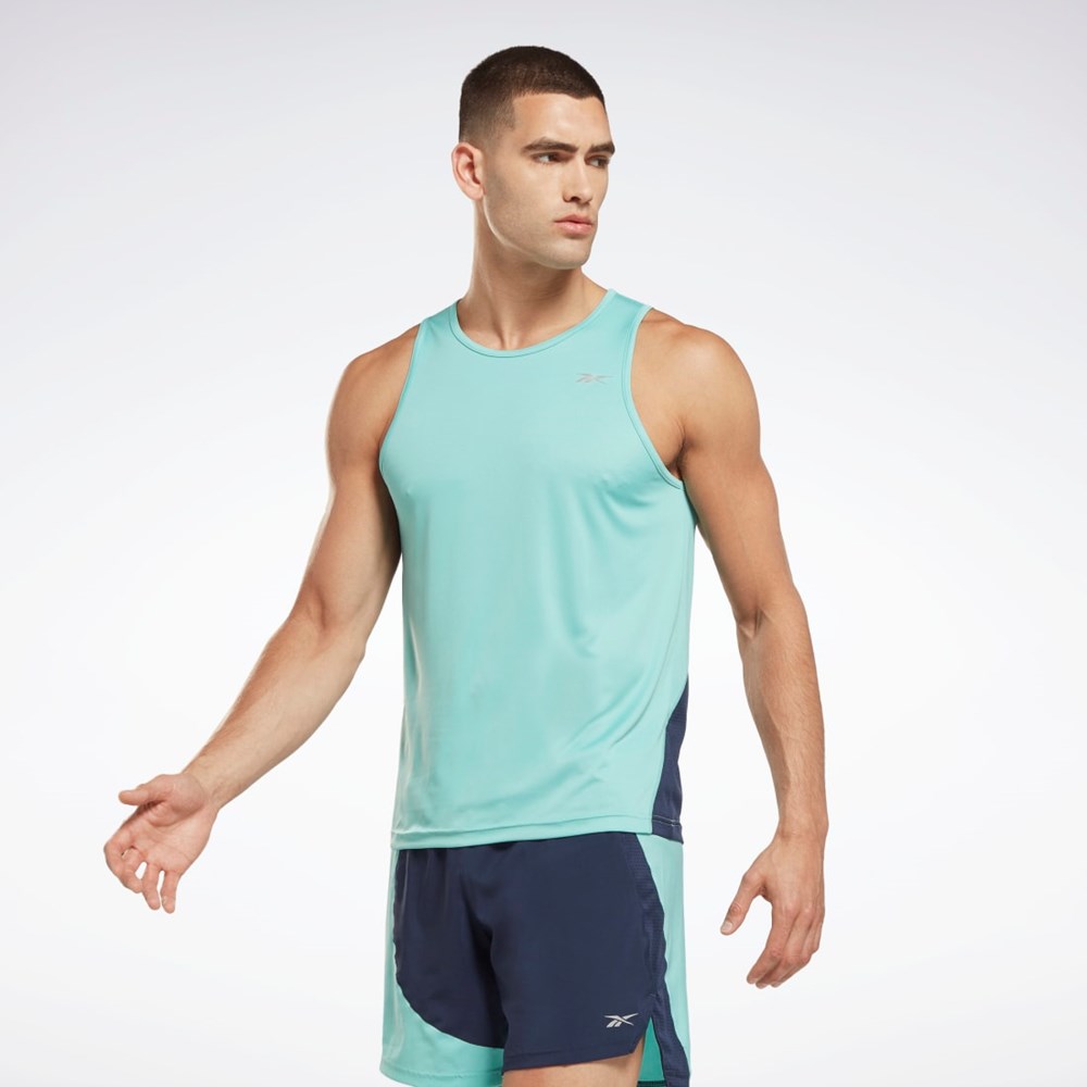 Reebok Biegania Speedwick Singlet Semi Classic Teal | XKDB-94782