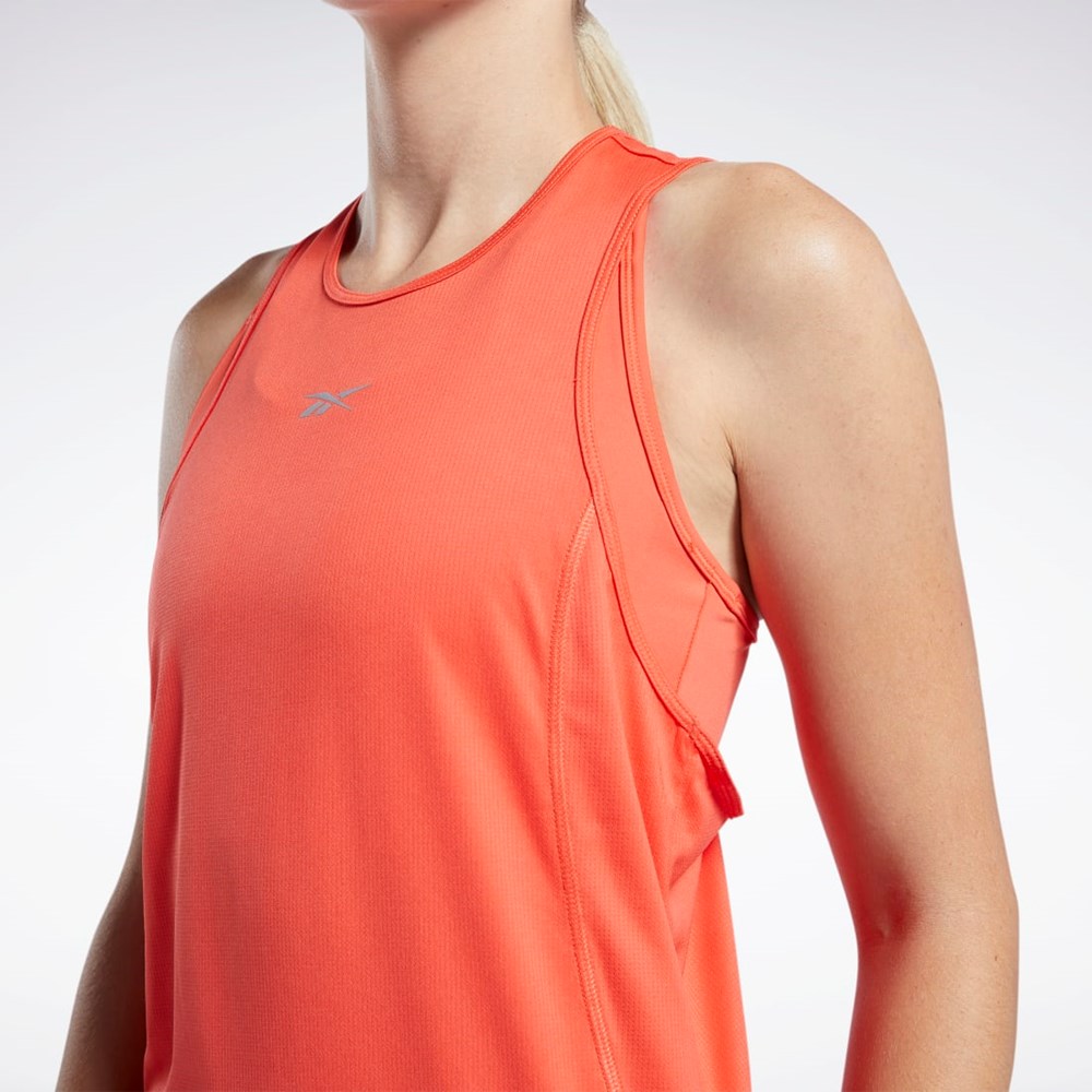 Reebok Biegania Speedwick Tank Top Czerwone | PJWZ-82457