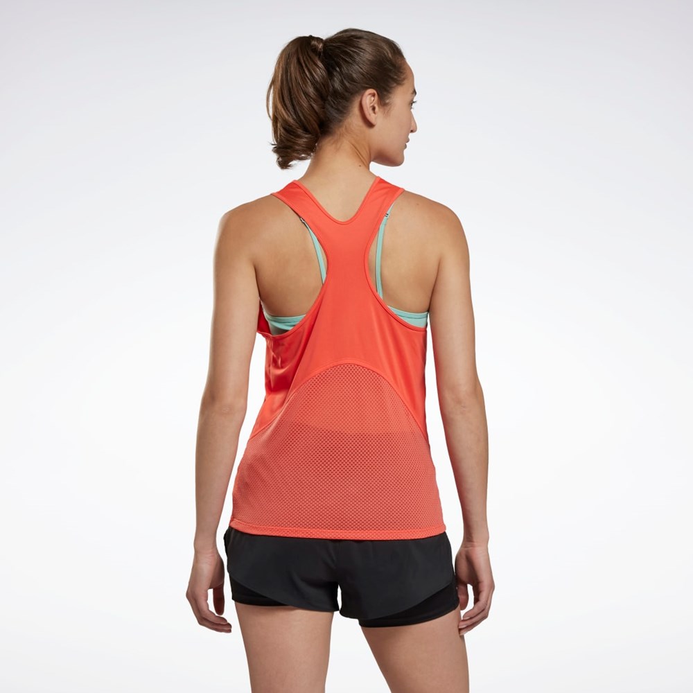 Reebok Biegania Speedwick Tank Top Pomarańczowe | QHMU-01293