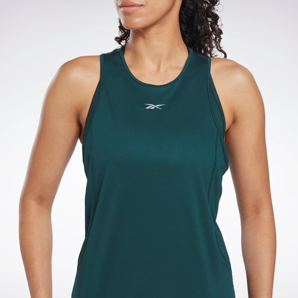 Reebok Biegania Speedwick Tank Top Zielone | PAWS-90187