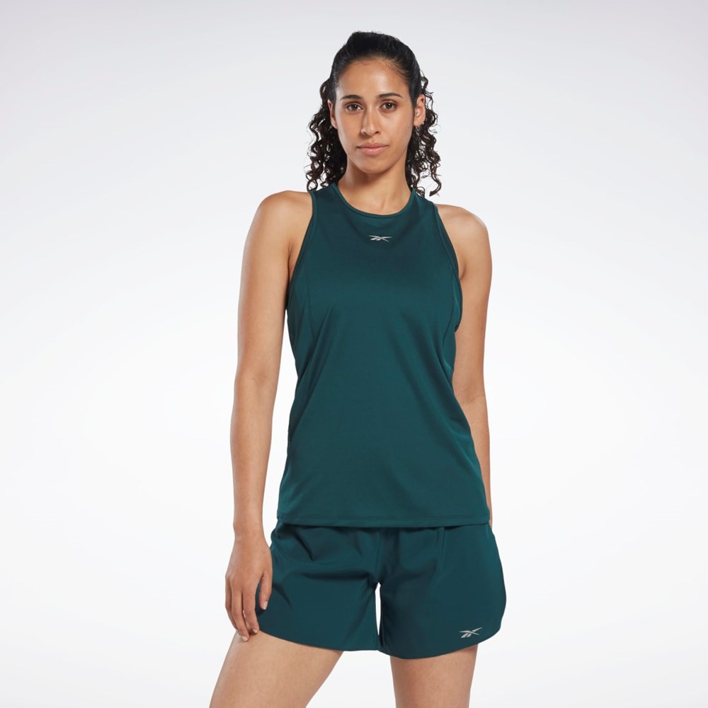 Reebok Biegania Speedwick Tank Top Zielone | PAWS-90187