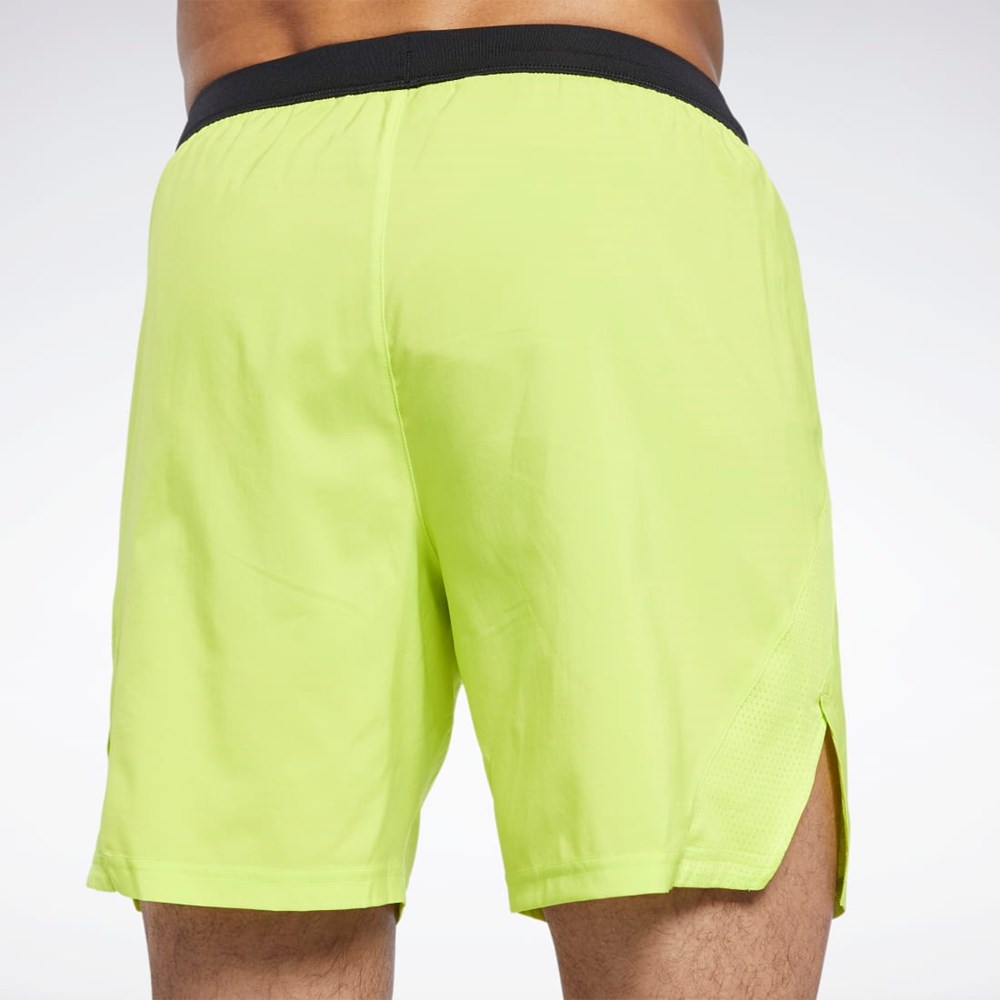 Reebok Biegania Woven Shorts Żółte | BZPK-42351