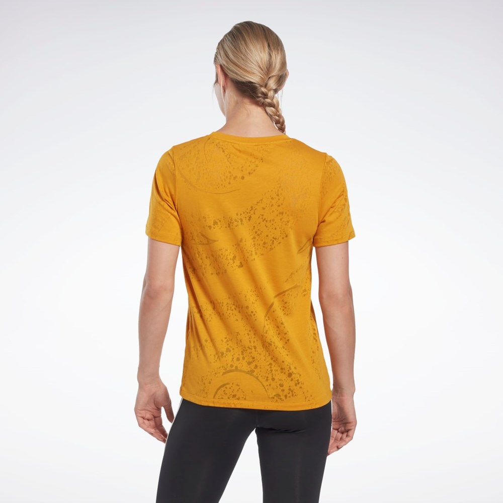 Reebok Burnout T-Shirt Bright Ochre | IOMC-89263