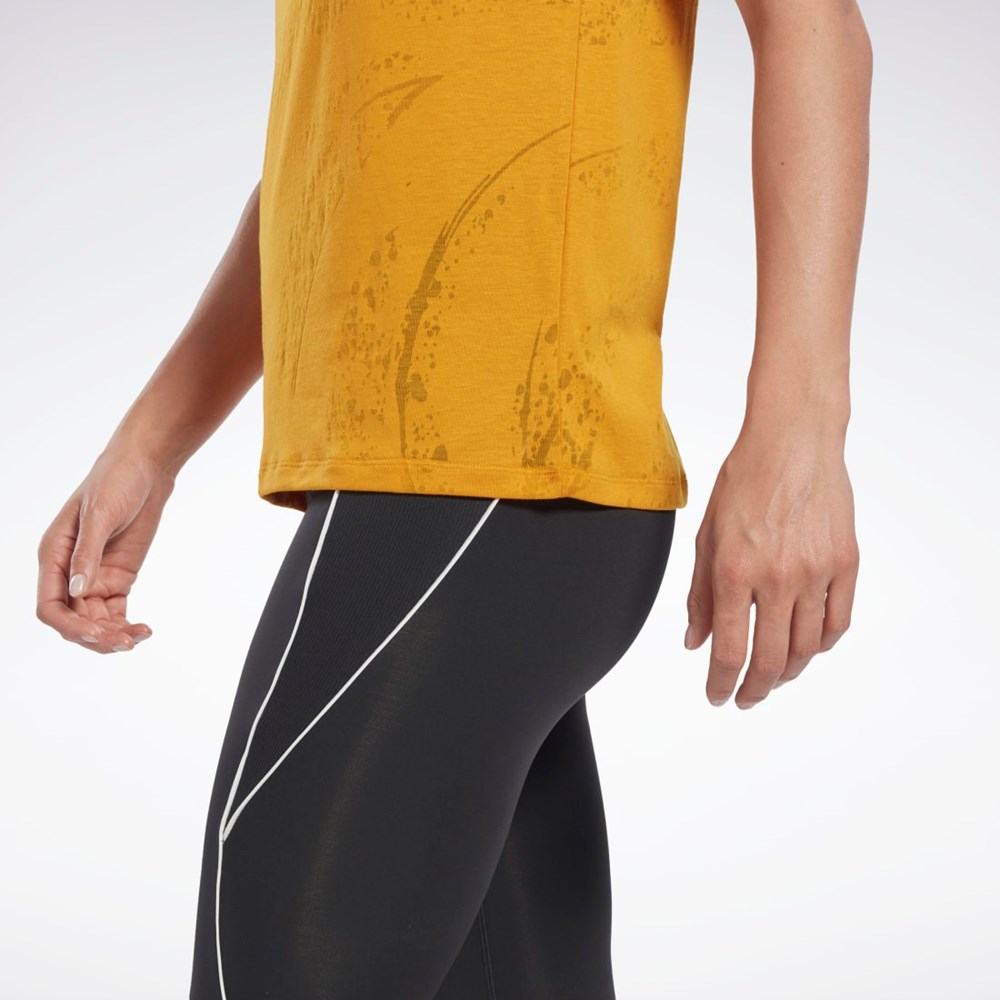 Reebok Burnout T-Shirt Bright Ochre | IOMC-89263