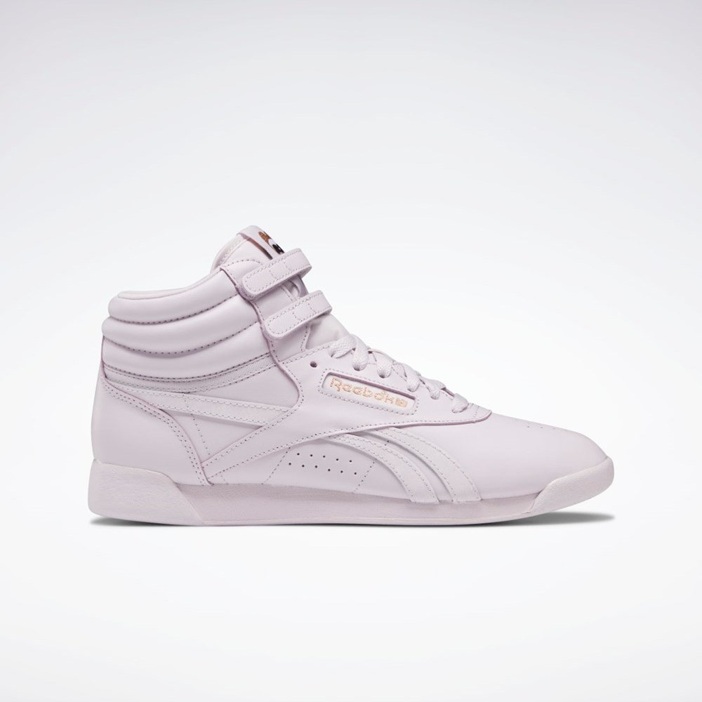 Reebok Cardi B Freestyle Hi Shoes Białe | AYXQ-34796