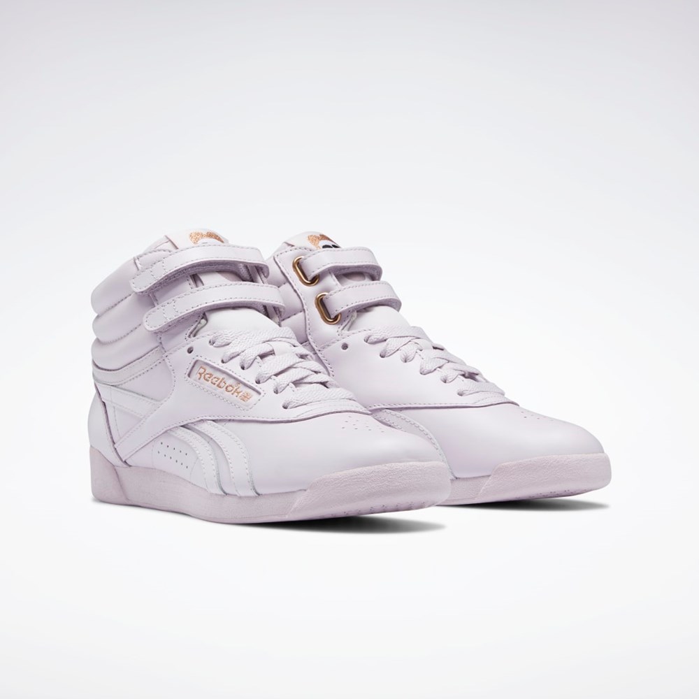 Reebok Cardi B Freestyle Hi Shoes Białe | ZRTL-62189