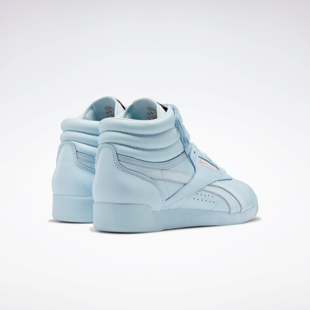 Reebok Cardi B Freestyle Hi Shoes Niebieskie Niebieskie Niebieskie | FZPD-29471