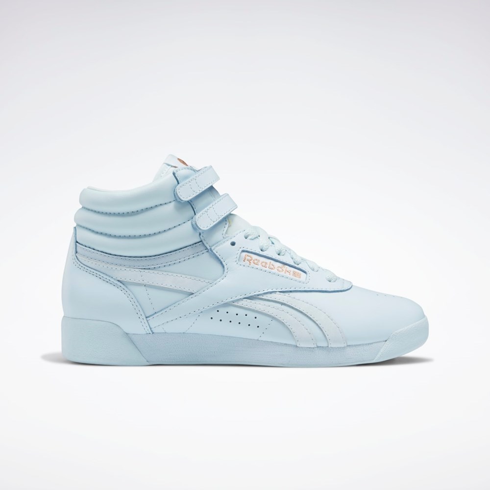 Reebok Cardi B Freestyle Hi Shoes Niebieskie Niebieskie Niebieskie | FZPD-29471