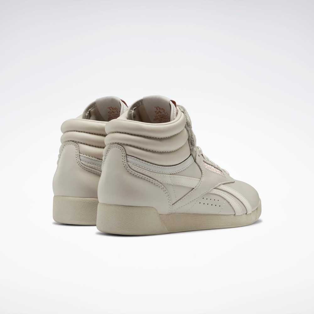 Reebok Cardi B Freestyle Hi Shoes Szare Białe | VWHT-21495