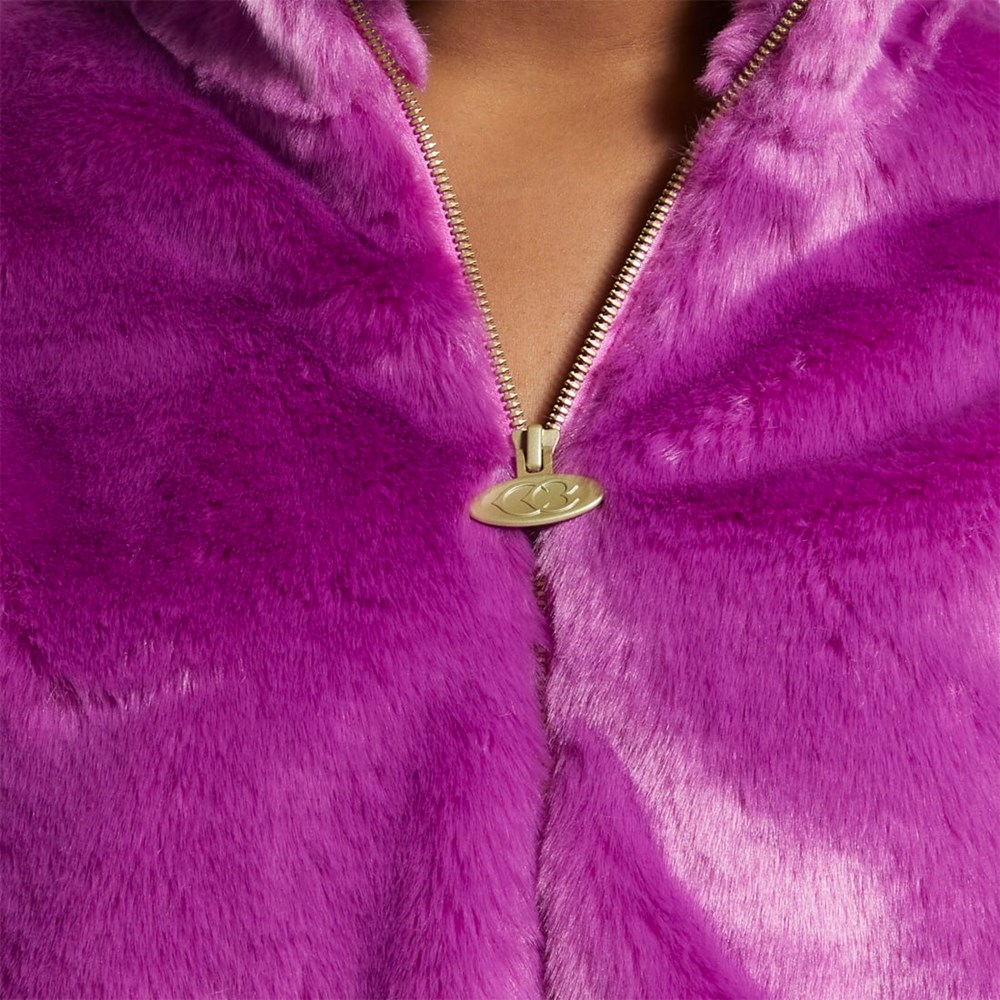 Reebok Cardi B Fur Ombre Jacket (Unisex) Ultraberry | YUQM-81542