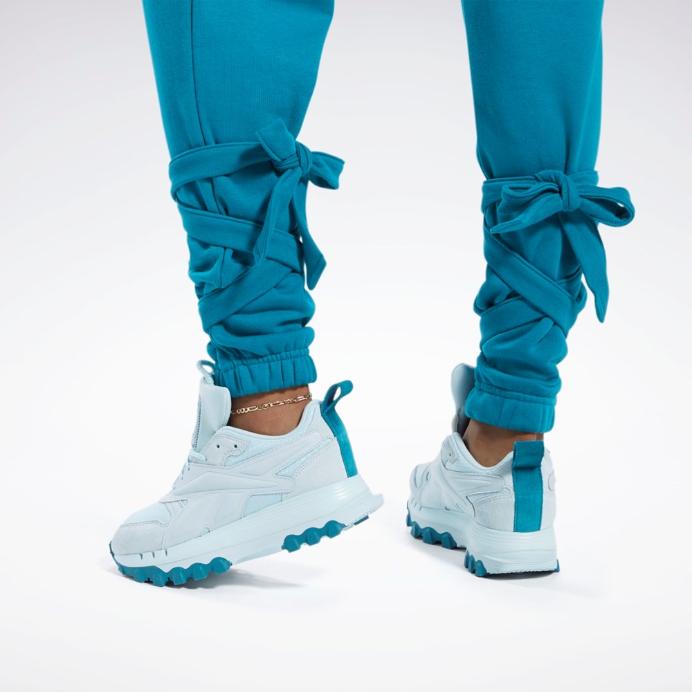 Reebok Cardi B Knit Pants Seaport Teal | TZLV-74651