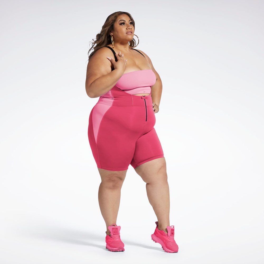 Reebok Cardi B Leotard (Plus Size) Różowe | ZRAW-07238