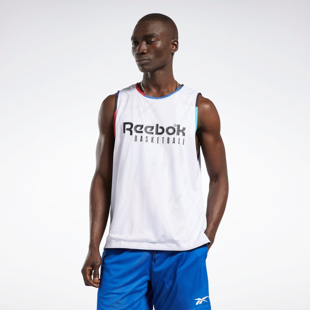 Reebok City League Reversible Mesh Jersey Niebieskie | DPYA-40897